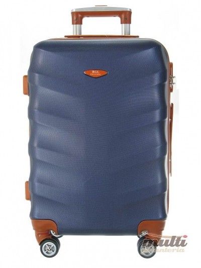 Duża walizka na kółkach 2LUX - poliwęglan, ABS